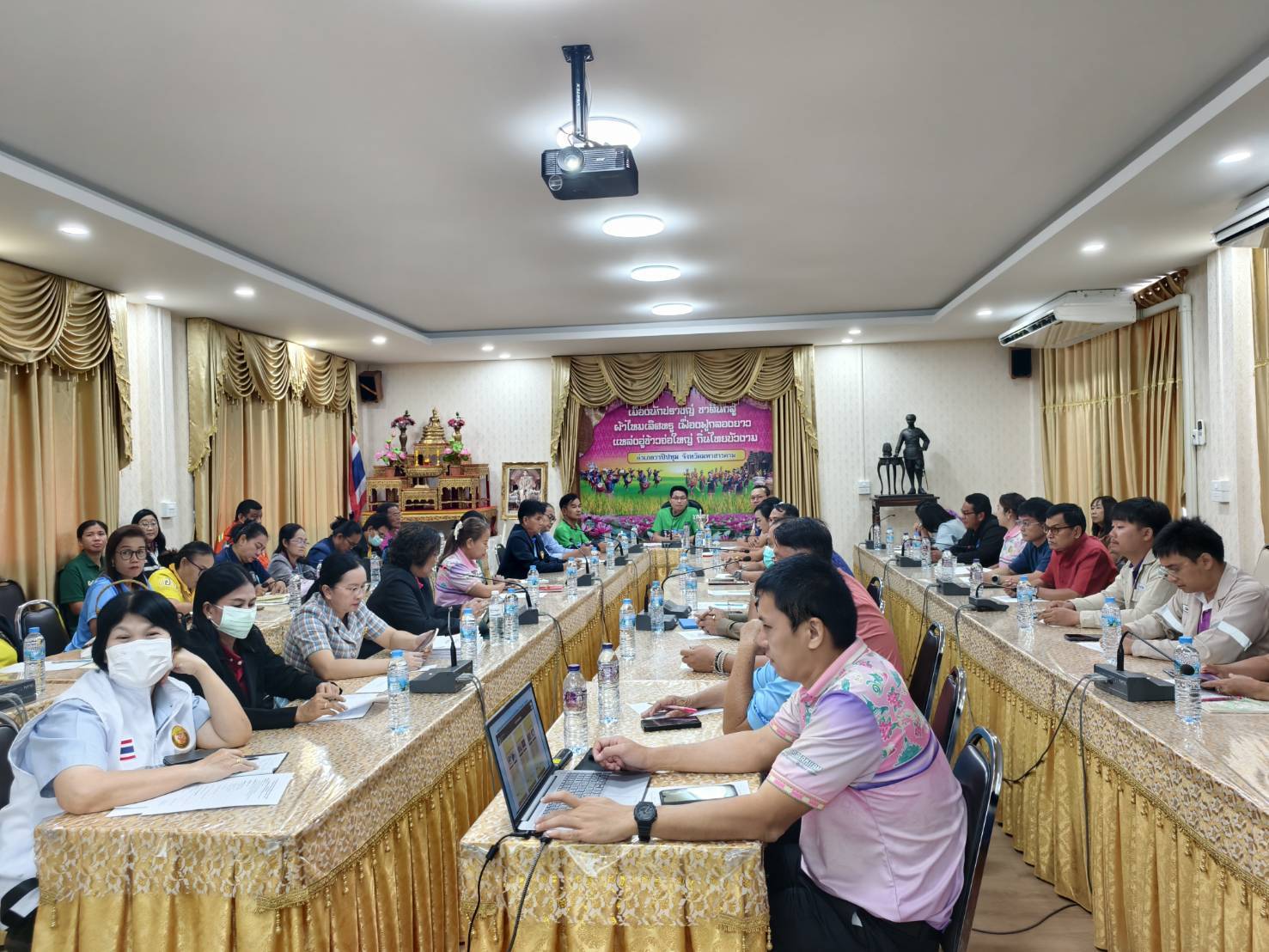 🪘พช.วาปีปทุม จังหวัดมหาสารคาม : ร่วมประชุมคณะกรรมการดำเนินงานโครงการแสงนำใจไทยทั้งชาติ เดิน วิ่ง ปั่น ป้องกันอัมพาต ครั้งที่ 11 เฉลิมพระเกียรติ อำเภอวาปีปทุม จังหวัดมหาสารคามครั้งที่ 1/2568🪘