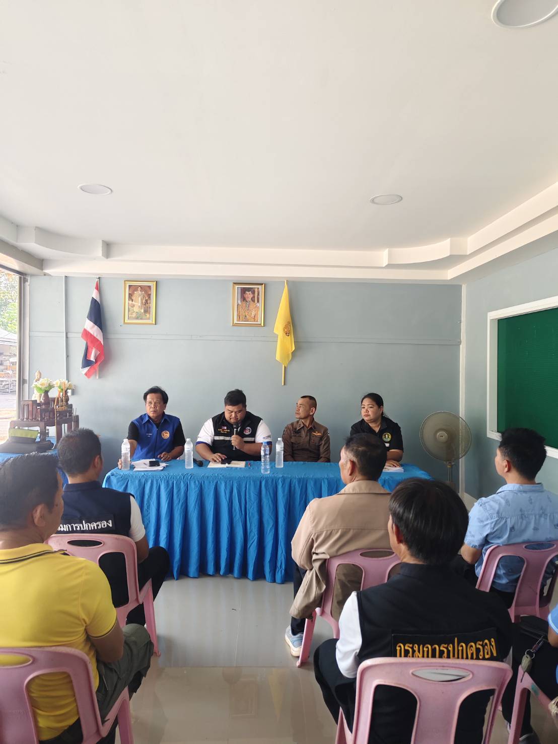 🪘พช.วาปีปทุม จังหวัดมหาสารคาม : ร่วมประชุมประจำเดือนตำบลหัวเรือ อำเภอวาปีปทุม จังหวัดมหาสารคาม🪘