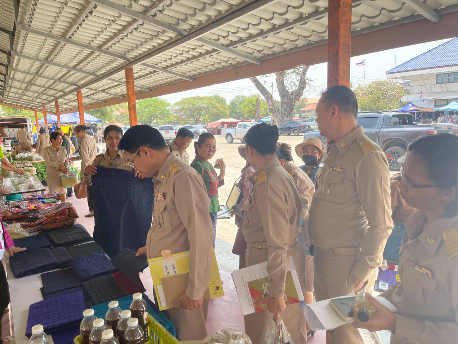 🪘พช.วาปีปทุม จังหวัดมหาสารคาม : จัดตลาดนัดวันประชุมกำนัน/ผู้ใหญ่บ้าน ประจำเดือนเมษายน  2569🪘