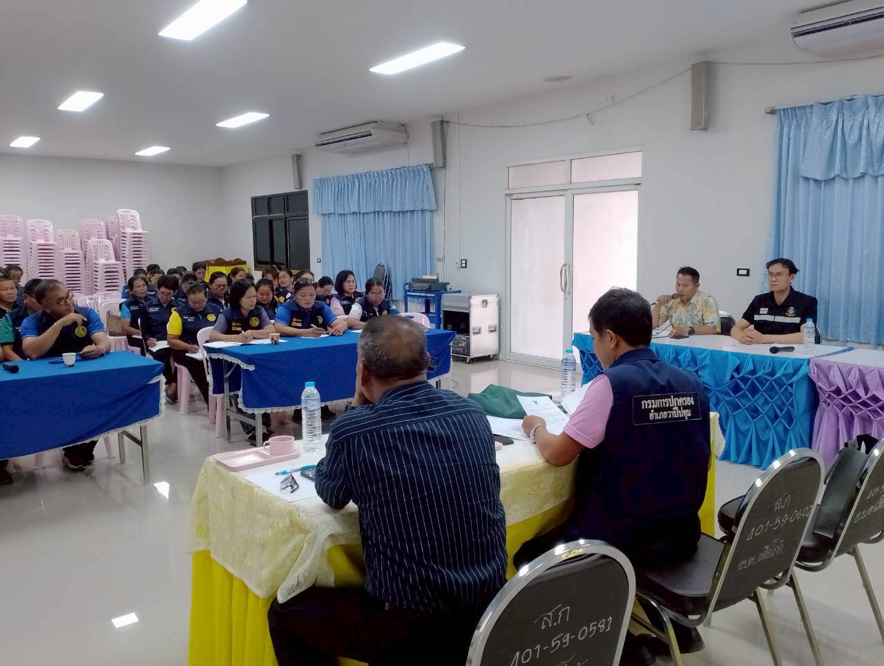 🪘พช.วาปีปทุม จังหวัดมหาสารคาม : ร่วมประชุมประจำเดือนตำบลเสือโก้ก อำเภอวาปีปทุม จังหวัดมหาสารคาม🪘