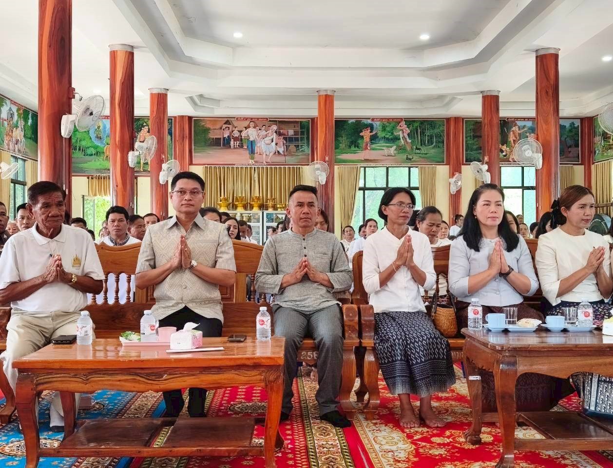 🪘พช.วาปีปทุม จังหวัดมหาสารคาม : ร่วมโครงการสร้างความปรองดองสมานฉันท์ โดยใช้หลักธรรมทางพระพุทธศาสนา "หมู่บ้านรักษาศีล 5 ขยายผลสู่หมู่บ้านศีลธรรม" (ถนนสายวัฒนธรรม)🪘
