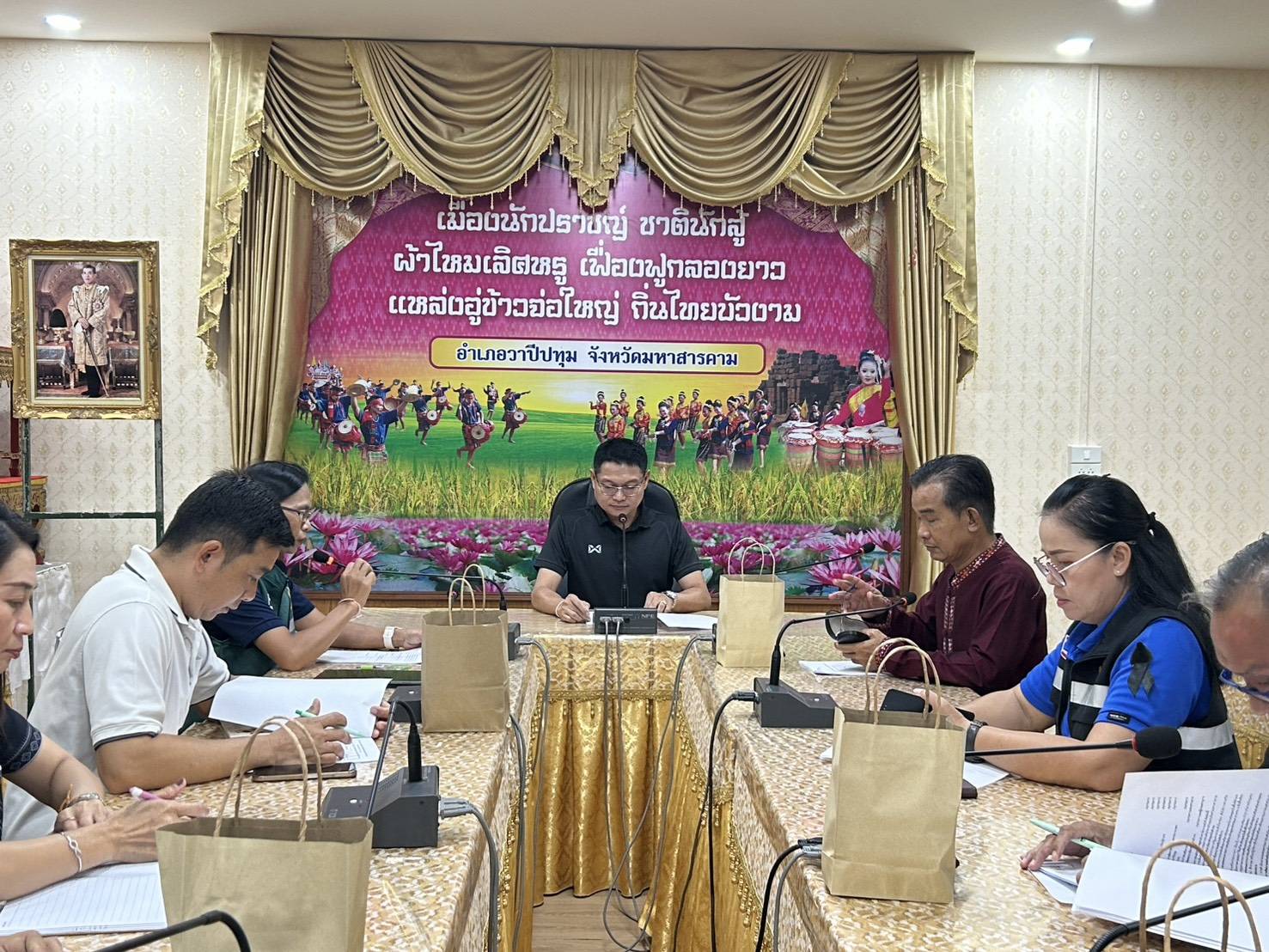 🪘 พช.วาปีปทุม จังหวัดมหาสารคาม : ร่วมประชุมคณะอนุกรรมการส่งเสริมวิสาหกิจชุมชนระดับอำเภอ ครั้งที่ 2 
