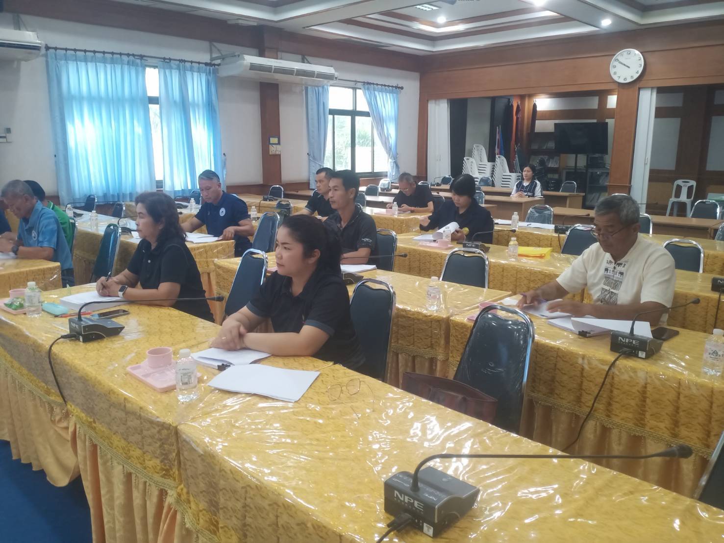 🪘พช.วาปีปทุม จังหวัดมหาสารคาม : ร่วมประชุมเพื่อพิจารณาร่างแผนการดำเนินงานขององค์การบริหารส่วนตำบลหนองแสง🪘