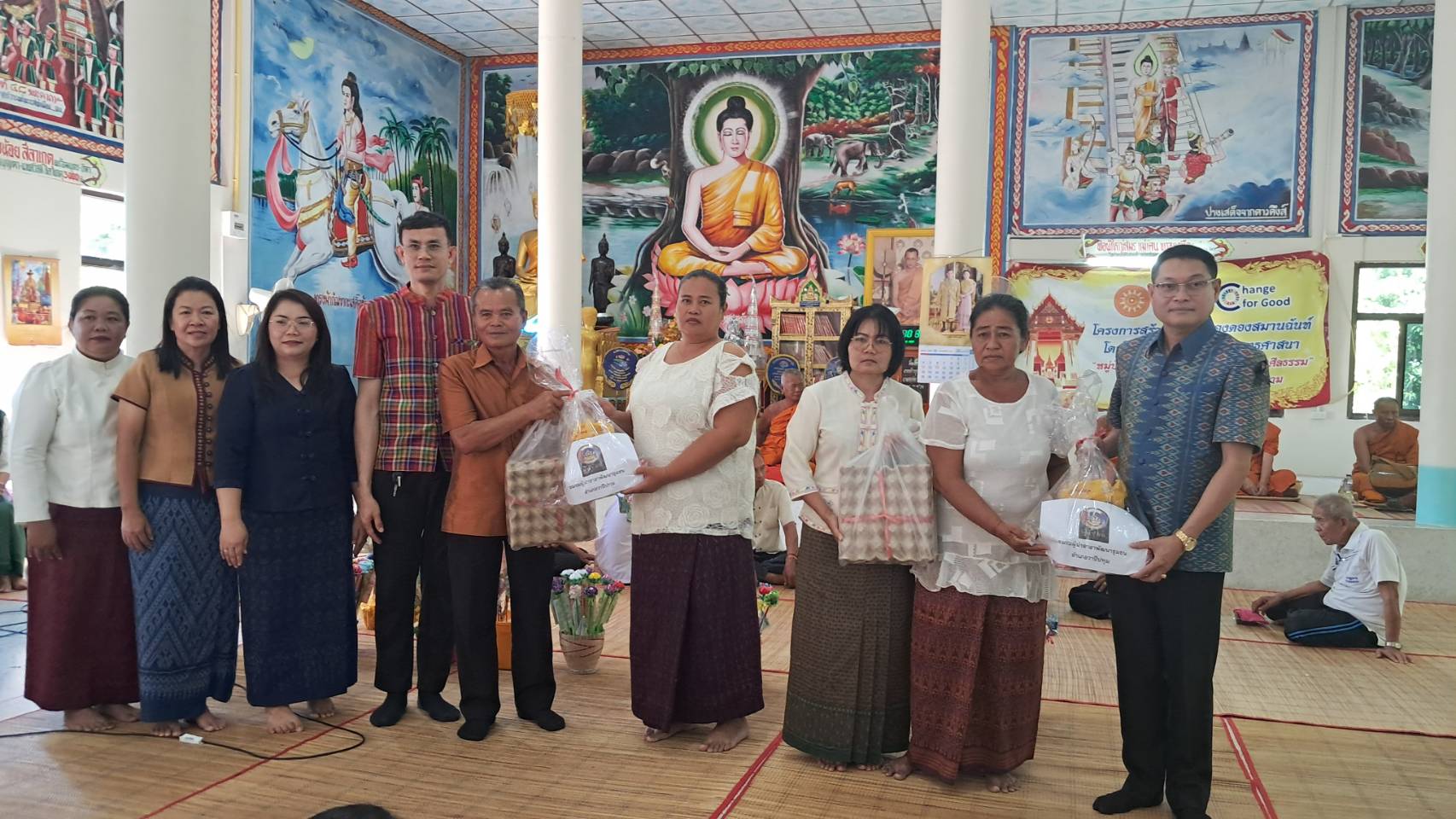 🪘พช.วาปีปทุม จังหวัดมหาสารคาม : ร่วมโครงการสร้างความปรองดองสมานฉันท์ โดยใช้หลักธรรมทางพระพุทธศาสนา "หมู่บ้านรักษาศีล 5 ขยายผลสู่หมู่บ้านศีลธรรม" (ถนนสายวัฒนธรรม)🪘