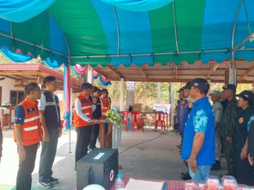 🪘พช.วาปีปทุม จังหวัดมหาสารคาม : ร่วมรับการตรวจเยี่ยมศูนย์ปฏิบัติการป้องกันและลดอุบัติเหตุทางถนนในช่วงเทศกาลสงกรานต์  พ.ศ.2569🪘