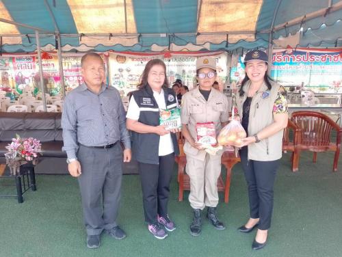 🪘พช.วาปีปทุม จังหวัดมหาสารคาม :  ลงพื้นที่ตรวจเยี่ยมจุดบริการป้องกันและลดอุบัติเหตุทางถนนช่วงเทศกาลสงกรานต์ พ.ศ.2569🪘