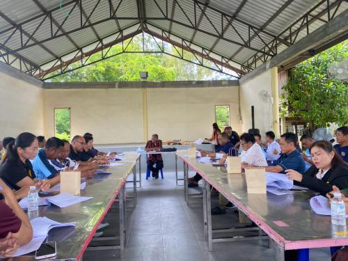 🪘พช.วาปีปทุม จังหวัดมหาสารคาม : ร่วมประชุมคณะกรรมการพัฒนาองค์การบริหารส่วนตำบลหนองทุ่ม เพื่อพิจารณาร่างแผนพัฒนาท้องถิ่น (พ.ศ.2566 - 2570) เพิ่มเติม ครั้งที่ 5/2569🪘
