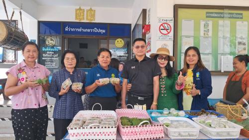 🪘พช.วาปีปทุม จังหวัดมหาสารคาม : ร่วมสนับสนุนการขับเคลื่อนนโยบายการจำหน่ายสินค้า"ไทยช่วยไทย ลดภาระค่าครองชีพ”🪘